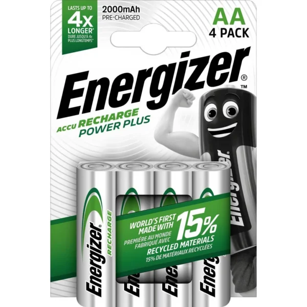 Batteri ENERGIZER Recharge AA/NH15(4)