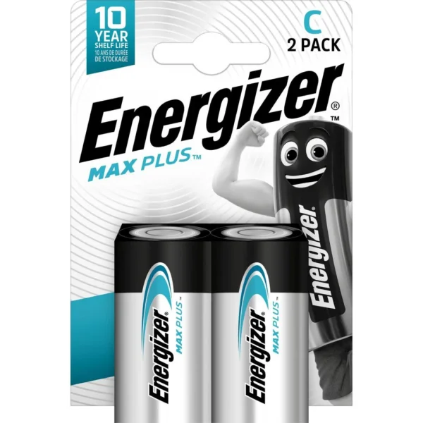 Batteri ENERGIZER Max Plus C (2)