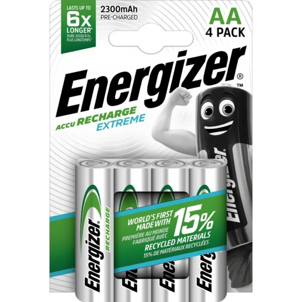 Batteri ENERGIZER Recharge X AA/NH15 (4)