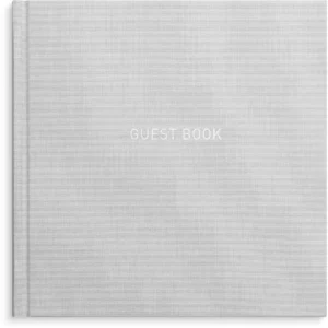 Gjestebok Ulinj 180x180mm Grå