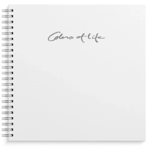 Fotoalbum BURDE 30x30cm Col of life hvit