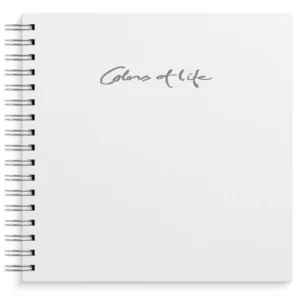 Fotoalbum BURDE 24x23cm Col of life hvit