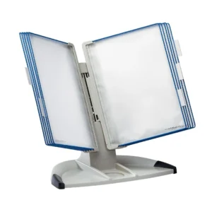 Bordstativ TARIFOLD T-office blå lommer