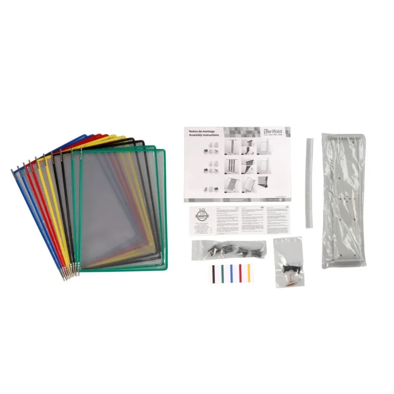 Veggstativ TARIFOLD A4 10 lommer ass far - Bilde 3