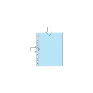 Plastlomme BANTEX A4 L-åpn. 100my (100)