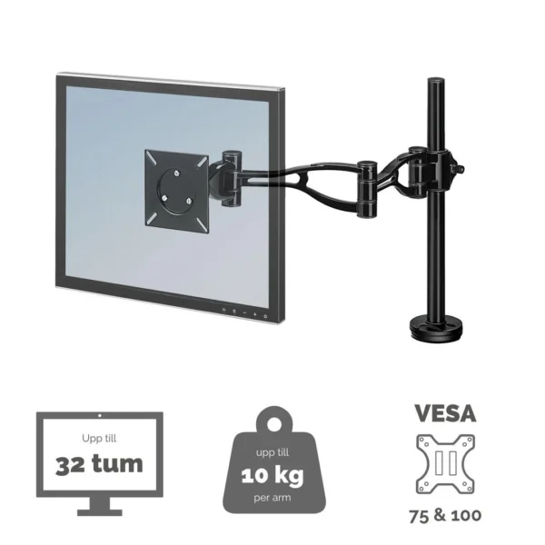 Skjermarm FELLOWES Vista singel