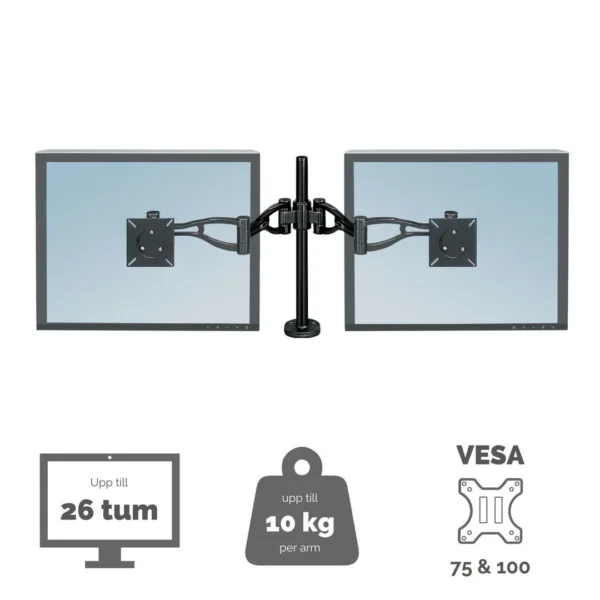 Skjermarm FELLOWES 8041701 Dual/depth