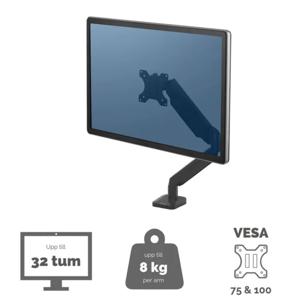 Skjermarm FELLOWES single