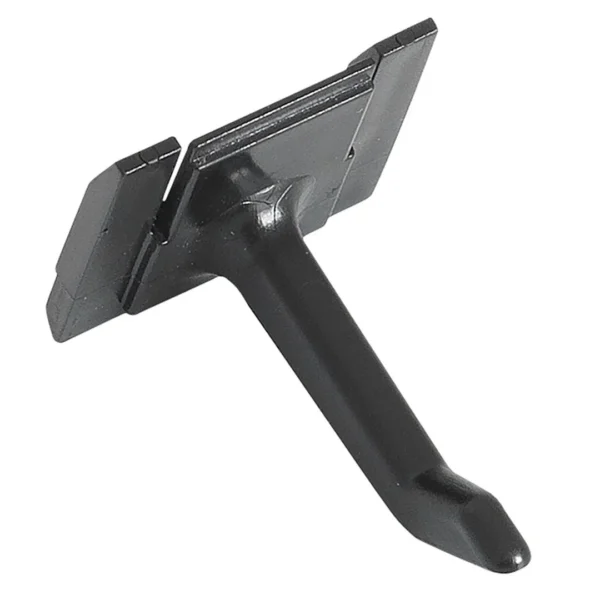 Plastkrok RØROS for al.skinne sort (3)