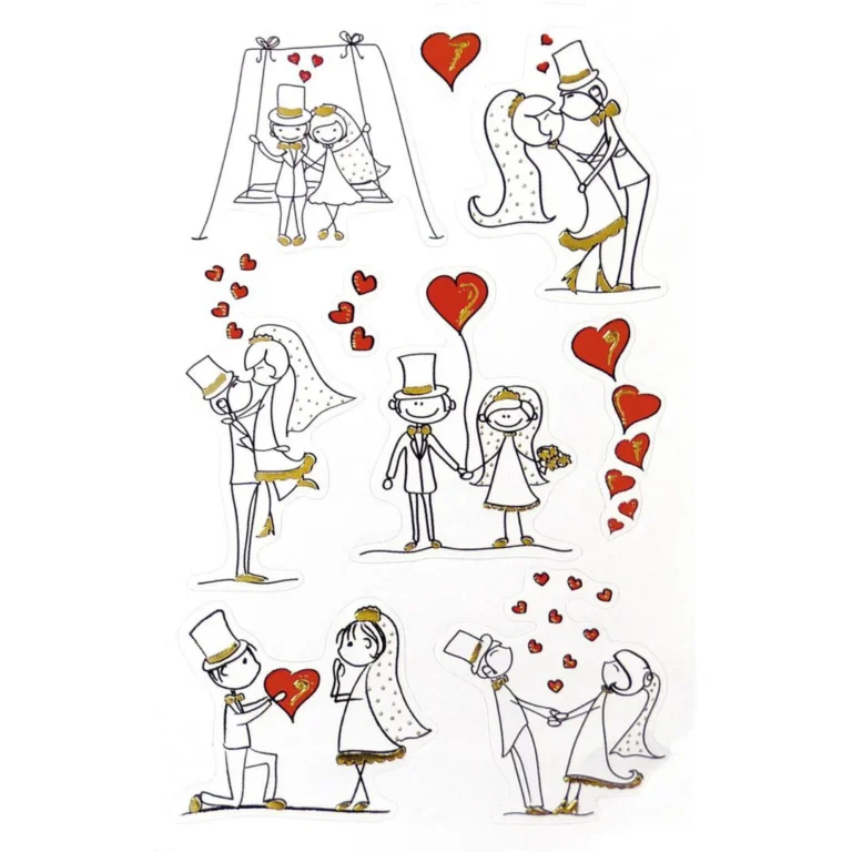 Etikett AVERY dekor bryllup