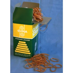 Gummistrikk GUMA nr 18 50g brun (285)