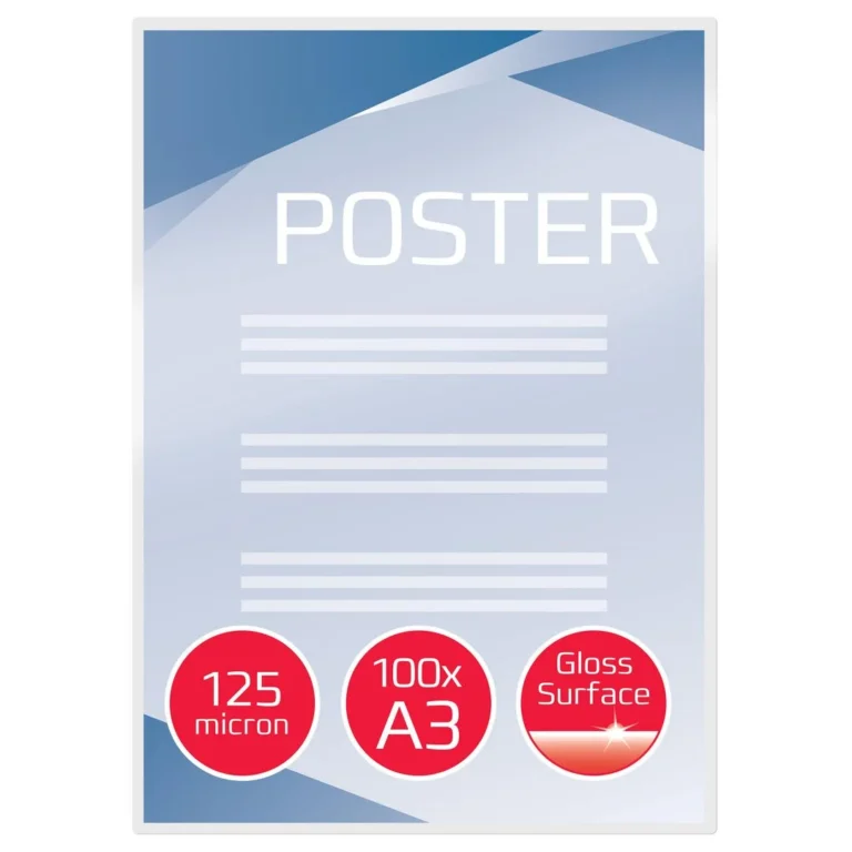 Lamineringslomme GBC A3 125my (100)