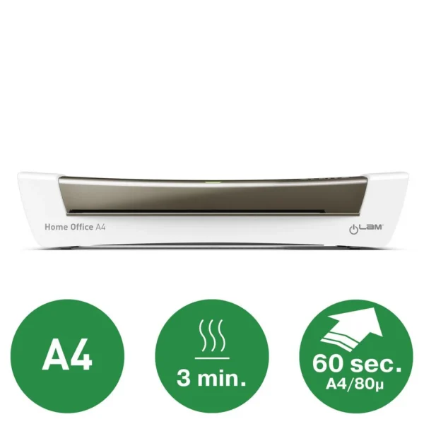 Lamineringsmaskin LEITZ iLAM Home A4 grå