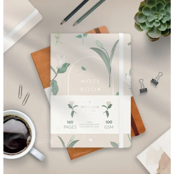 Notatbok BURDE Deluxe A5 floral