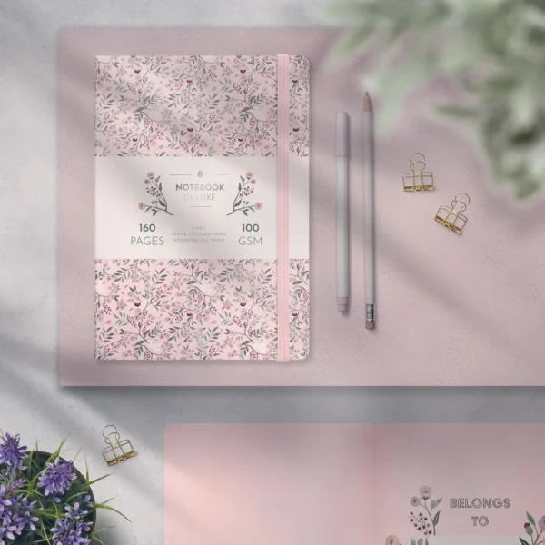 Notatbok BURDE Deluxe A5 twigs