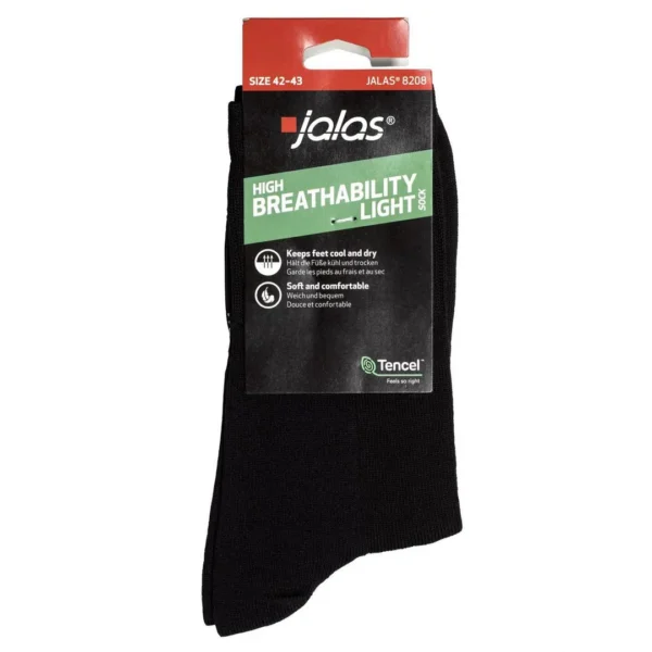 Sokk JALAS 8208 36-38 lycra tynn sort