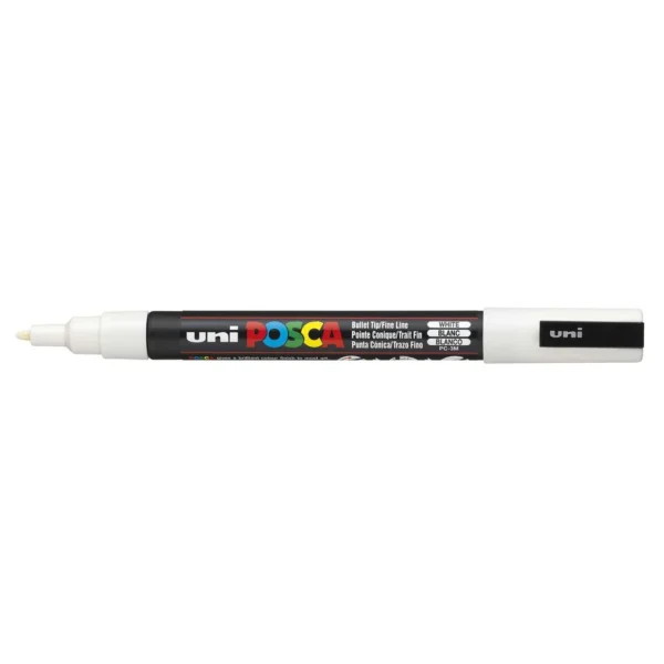 Paintmarker UNI Posca PC-3M hvit