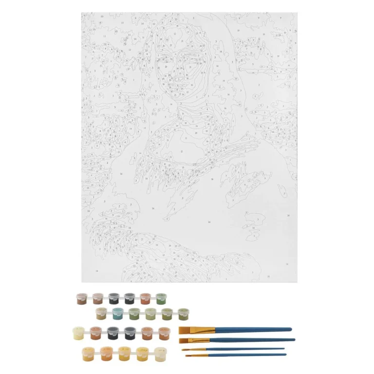 Paint by number Mona Lisa 40x50cm - Bilde 3