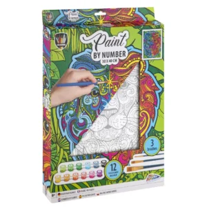 Paint By Number Lion Canvas - 30x40cm