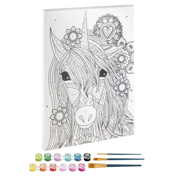 Paint By Number Unicorn Canvas-30x40cm