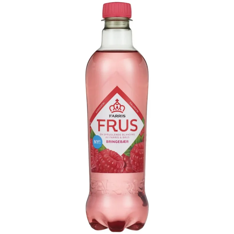 Mineralvann Farris Frus bringebær 0,5L