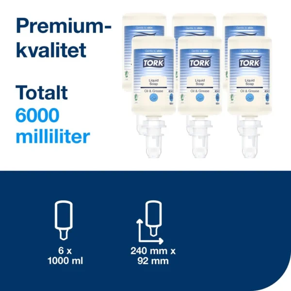 Håndsåpe TORK industri u/parfyme S4 1L