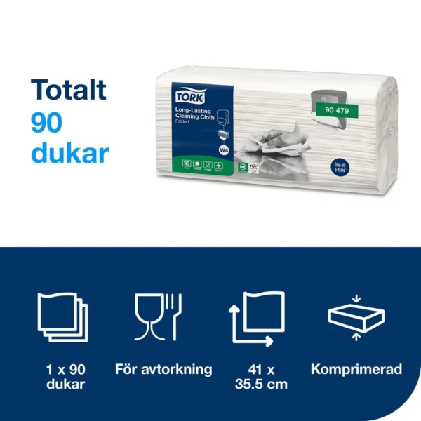 Klut TORK allbruk W4 hvit (90)