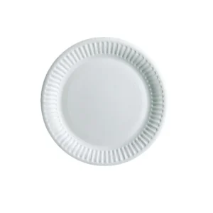 Tallerken 15cm papp hvit (100)