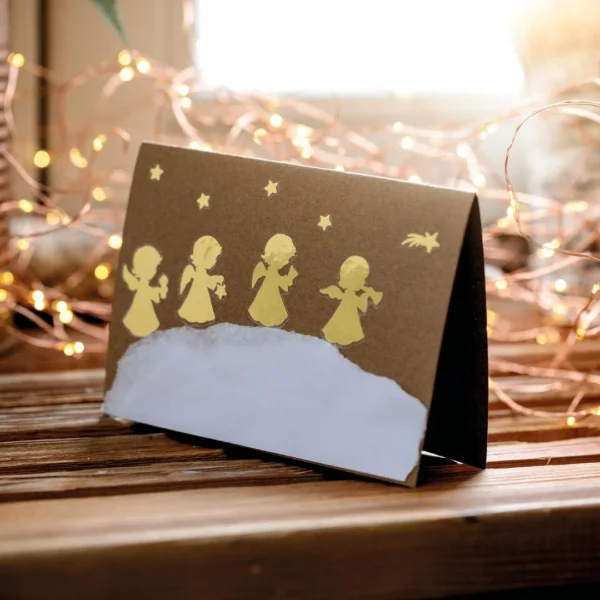 Etikett AVERY dekor engler (2)