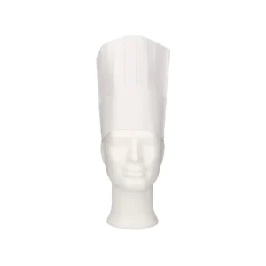 Kokkelue papir H:20cm hvit (50)