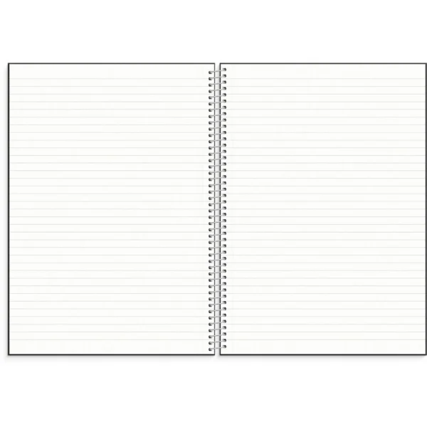 Spiralbok BURDE A4 sort