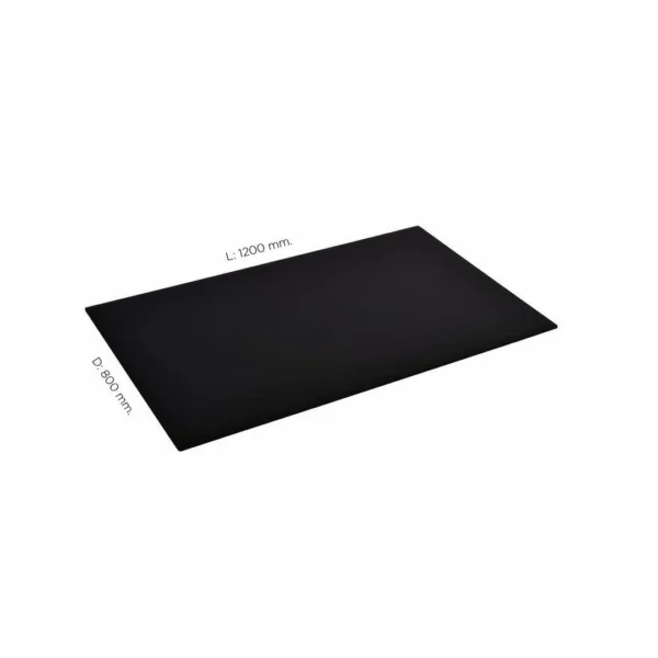 Bordplate KENSON 120x80cm sort