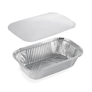 Aluminiumsform m/lokk 192x119x43mm (50)