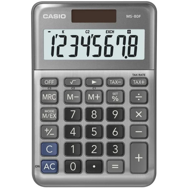 Bordregner CASIO MS-80F Sølv
