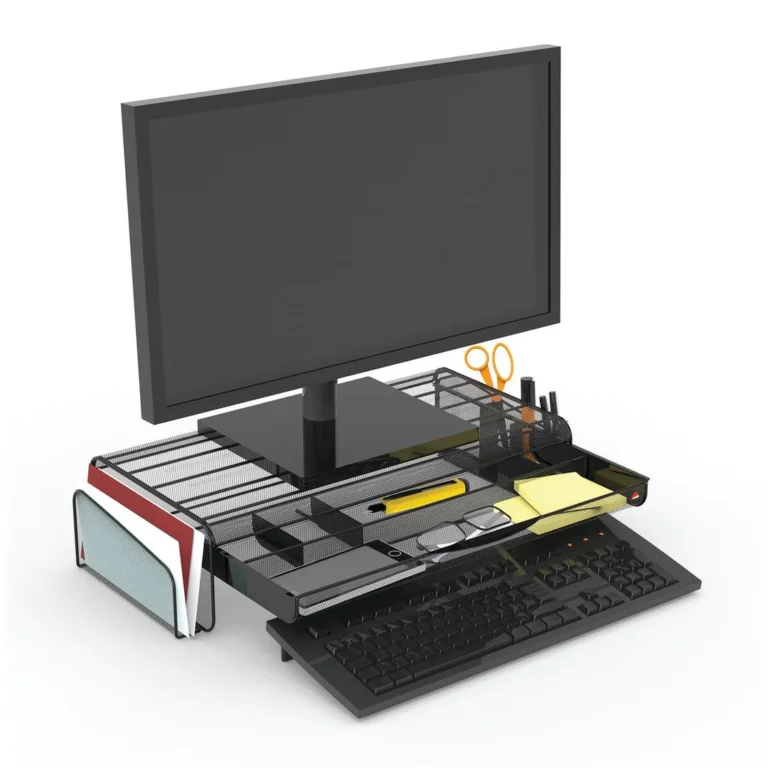 Skjermholder ALBA mesh sort - Bilde 5