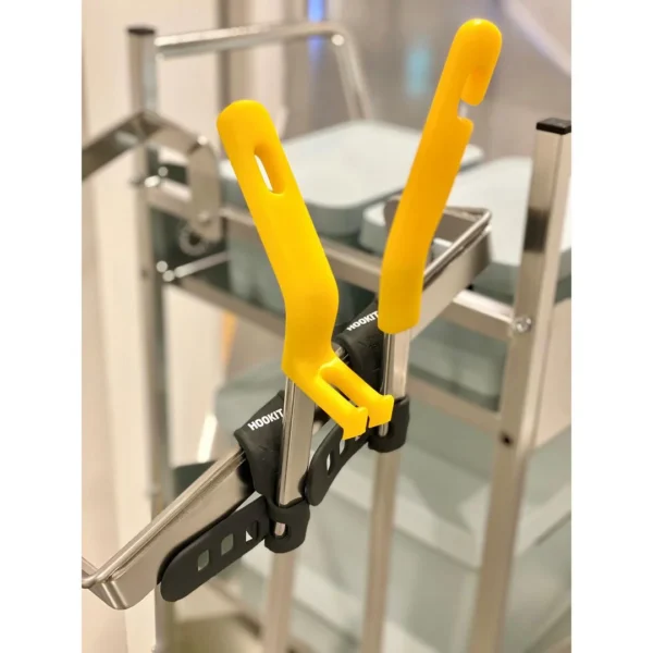 Utstyrsfeste Hookit Pro grå