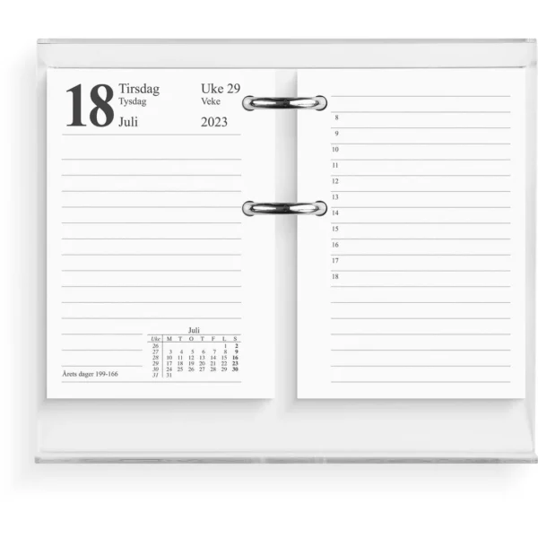 Stativ til Bordkalender GRIEG klarplast