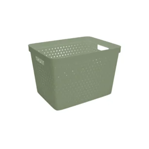 Oppbevaringskurv Star 19L khaki grønn