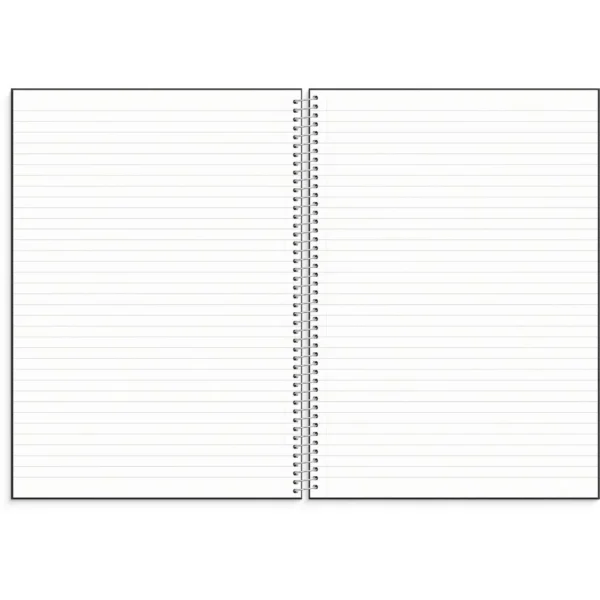 Spiralbok BURDE A4 sort