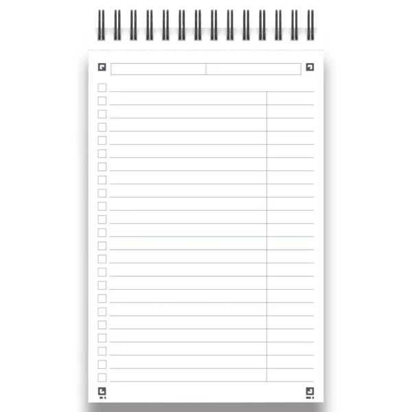Notatbok OXFORD to-do-list 12,5x20 ass