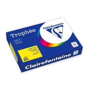 Kopipapir TROPHEE A4 80g sennepgul (500)