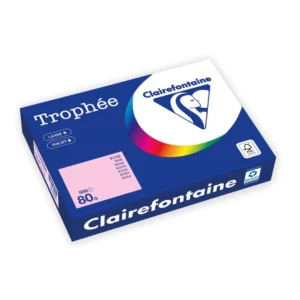 Kopipapir TROPHEE A4 80g lysrosa (500)