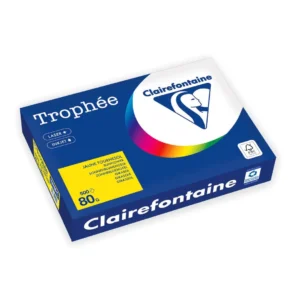 Kopipapir TROPHEE A4 80g rapsgul (500)