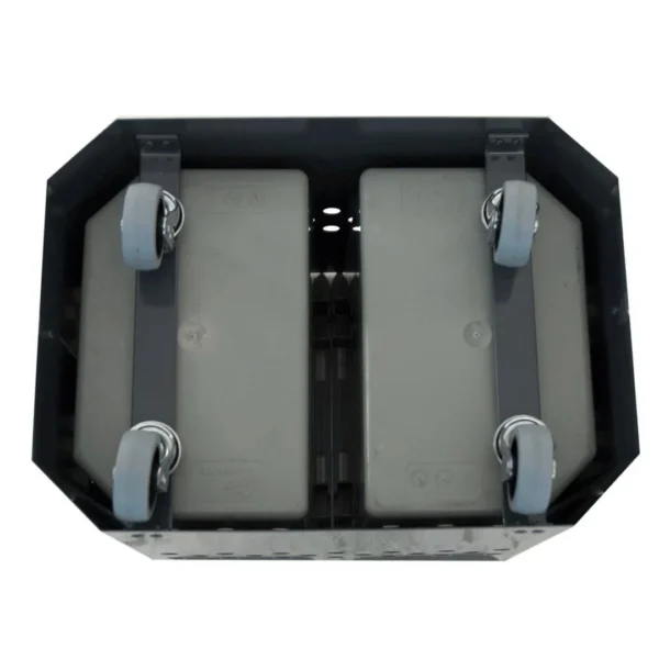 Avfallsbeholder HYKAB Putte 2x9L Zink