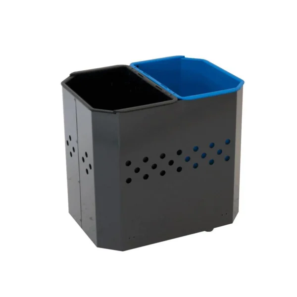 Avfallsbeholder HYKAB Putte 2x9L Grå