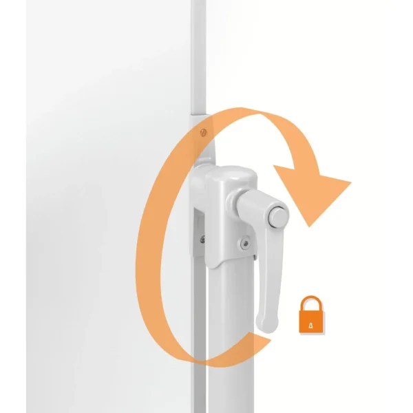 Whiteboard NOBO Vendbar lakkert 90x120cm