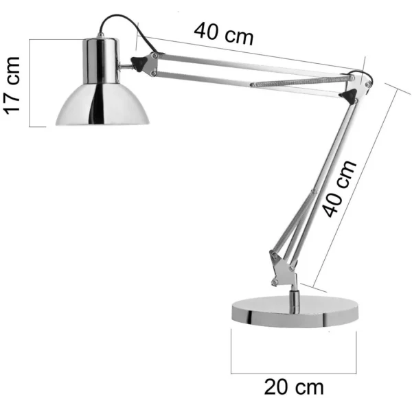 Lampe UNILUX Success 80 led chrome
