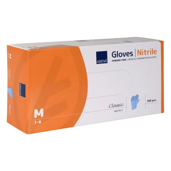 Hanske ABENA C.P nitril u/p M blå(150)