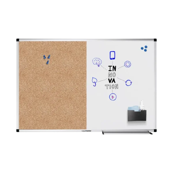 Kombitavle LEGAMASTER kork/WB 60x90