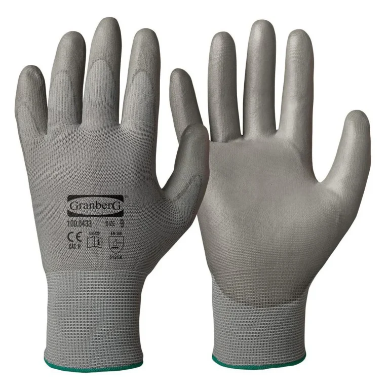 Hanske GRANBERG montering PU 8 grå - Bilde 2
